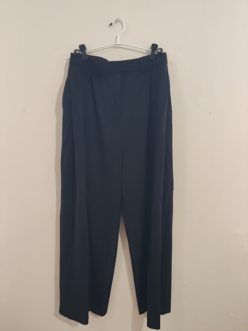 OAK + FORT Black Wide-Leg Trousers